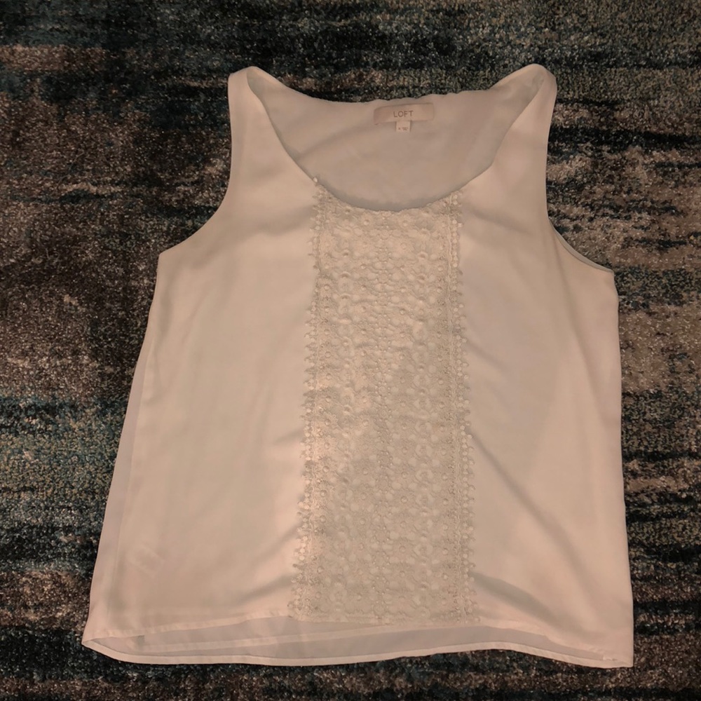 LOFT sleeveless blouse